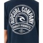 T shirt à manches courtes Enfant Rip Curl Stapler Blue marine de Rip Curl, Garçon - Réf : S64121083, Prix : 18,85 €, Remise : %