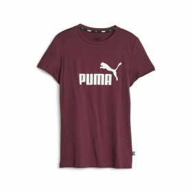 Child's Short Sleeve T-Shirt Puma Ess Logo Maroon by Puma, Boys - Ref: S64121124, Price: 18,09 €, Discount: %