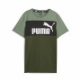 Child's Short Sleeve T-Shirt Puma Ess Block Green by Puma, Boys - Ref: S64121128, Price: 21,78 €, Discount: %