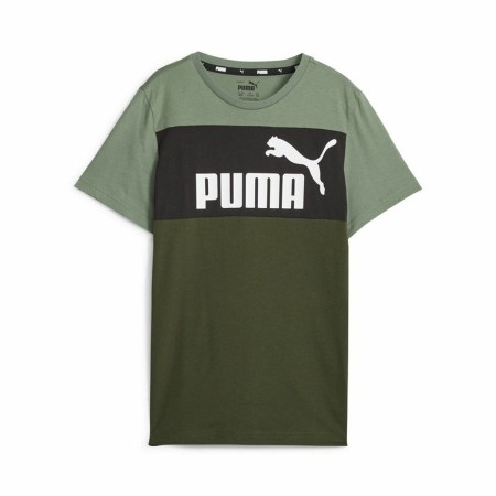 Camiseta de Manga Corta Infantil Puma Ess Block Verde de Puma, Niño - Ref: S64121128, Precio: 21,78 €, Descuento: %