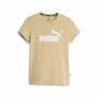 Damen Kurzarm-T-Shirt Puma Ess Logo Beige von Puma, Damen - Ref: S64121130, Preis: 0,00 €, Rabatt: %