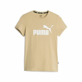 Damen Kurzarm-T-Shirt Puma Ess Logo Beige von Puma, Damen - Ref: S64121130, Preis: 22,78 €, Rabatt: %