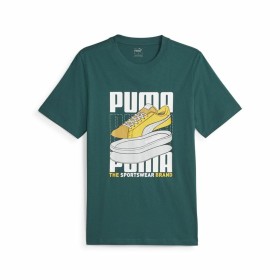 Camisola de Manga Curta Homem Puma Graphiccs Sneaker Verde de Puma, Homem - Ref: S64121136, Preço: 24,39 €, Desconto: %