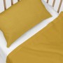 Bedding set HappyFriday BASIC KIDS Mustard Baby Crib 2 Pieces by HappyFriday, Bed linen for cots - Ref: D1612574, Price: 16,1...