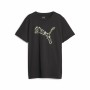 Kurzarm-T-Shirt für Kinder Puma Active Sports Graphic Schwarz | Tienda24 - Global Online Shop Tienda24.eu