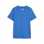 Camisola de Manga Curta Infantil Puma Active Sports Graphic Azul | Tienda24 - Global Online Shop Tienda24.eu