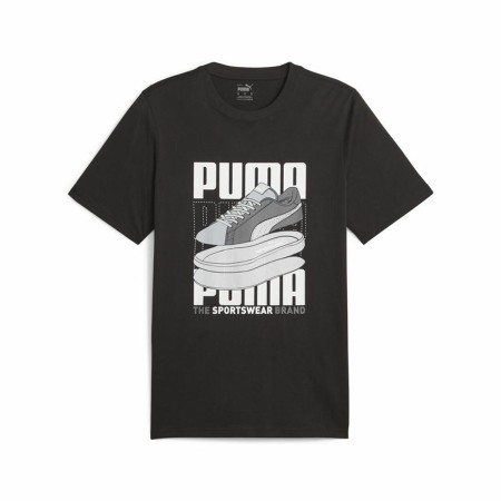 Maglia a Maniche Corte Uomo Puma Graphiccs Sneaker Nero | Tienda24 - Global Online Shop Tienda24.eu