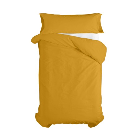 Duvet cover set HappyFriday Basic Kids Mustard Single 2 Pieces by HappyFriday, Quilts and quilt covers - Ref: D1612575, Price...