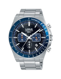 Reloj Hombre Lorus SPORTS Negro Plateado (Ø 44 mm) de Lorus, Relojes de pulsera - Ref: S7202035, Precio: 83,67 €, Descuento: %