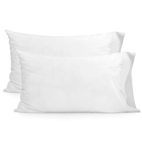 Funda de almohada HappyFriday BASIC Blanco 50 x 75 cm (2 Unidades) de HappyFriday, Sábanas y fundas de almohada - Ref: D16125...