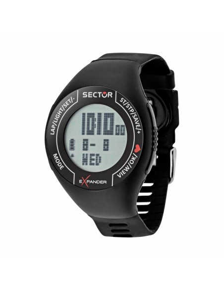 Relógio masculino Sector CARDIO Preto (Ø 47 mm) | Tienda24 Tienda24.eu