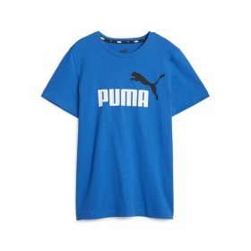 Calças de Treino Infantis Puma Power Logo Azul escuro | Tienda24 - Global Online Shop Tienda24.eu