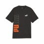 Men’s Short Sleeve T-Shirt Puma Power Colorblock Black by Puma, Men - Ref: S64121243, Price: 27,65 €, Discount: %