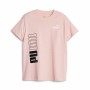 T shirt à manches courtes Enfant Puma Power Colorblock Saumon | Tienda24 - Global Online Shop Tienda24.eu