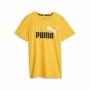 T shirt à manches courtes Enfant Puma Ess+ 2 Col Logo Jaune de Puma, Garçon - Réf : S64121251, Prix : 20,61 €, Remise : %