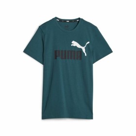 Camiseta de Manga Corta Infantil Puma Ess+ 2 Col Logo Verde oscuro de Puma, Niño - Ref: S64121252, Precio: 18,09 €, Descuento: %