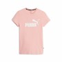 T-shirt à manches courtes femme Puma Ess Logo Rose clair de Puma, Femme - Réf : S64121289, Prix : 0,00 €, Remise : %