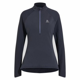 Maglia a Maniche Lunghe Unisex Odlo 1/2 Zip Zeroweight Nero di Odlo, Maglie a manica lunga - Rif: S64121314, Prezzo: 77,79 €,...