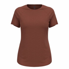 Camisola de Manga Curta Mulher Odlo Essential 365 Castanho de Odlo, Mulher - Ref: S64121315, Preço: 0,00 €, Desconto: %