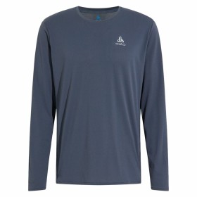 Men’s Long Sleeve T-Shirt Odlo Zeroweight Chill-T Blue by Odlo, Long Sleeve Tops - Ref: S64121317, Price: 52,09 €, Discount: %