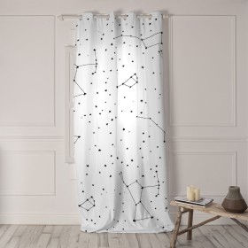 Rideaux HappyFriday BLANC Multicouleur Etoiles 140 x 300 cm de HappyFriday, Rideaux et draperies - Réf : D1612605, Prix : 31,...