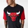 Camisola de Manga Curta Homem New Era NBA Colour Insert Chicago Bulls Preto | Tienda24 - Global Online Shop Tienda24.eu