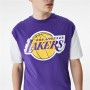 Camisola de Manga Curta Homem New Era NBA Colour Insert LA Lakers Roxo | Tienda24 - Global Online Shop Tienda24.eu