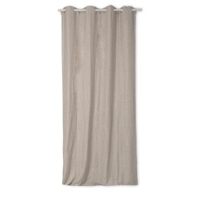 Curtain HappyFriday Basic Beige 140 x 280 cm by HappyFriday, Curtains - Ref: D1612616, Price: 75,08 €, Discount: %