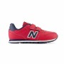 Chaussures casual enfant New Balance 500 Hook Loop Rouge de New Balance, Baskets et chaussures de sport - Réf : S64121386, Pr...