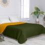 Reversible Bedspread HappyFriday Basic Dash Yellow Green 180 x 260 cm by HappyFriday, Blankets and bedcovers - Ref: D1612629,...