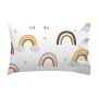 Conjunto de capa de edredom HappyFriday Moshi Moshi Sleepy Sloth Multicolor Berço de Bebé 2 Peças de HappyFriday, Edredão e c...