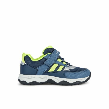 Chaussures casual enfant Geox Calco Bleu de Geox, Baskets et chaussures de sport - Réf : S64121473, Prix : 54,60 €, Remise : %