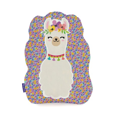 Coussin HappyFriday Moshi Moshi Multicouleur Lama 40 x 30 cm de HappyFriday, Coussins - Réf : D1612662, Prix : 12,39 €, Remis...