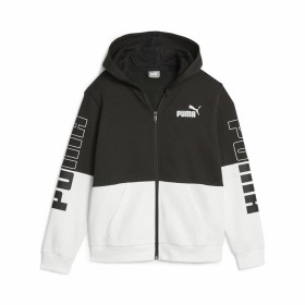 Sweat à capuche et fermeture éclair unisex Puma Noir de Puma, Garçon - Réf : S64121521, Prix : 48,42 €, Remise : %