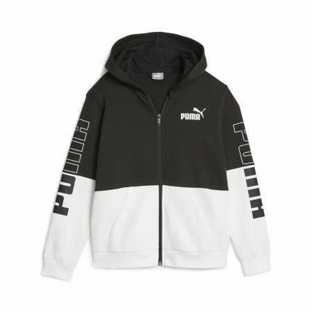 Sudadera con Capucha y Cremallera Unisex Puma Negro de Puma, Niño - Ref: S64121521, Precio: 48,42 €, Descuento: %