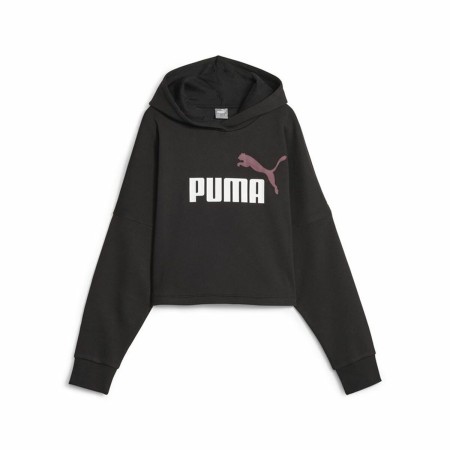 Kinder-Sweatshirt Puma Ess Logo Croppedo Schwarz von Puma, Junge - Ref: S64121621, Preis: 36,61 €, Rabatt: %