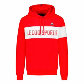 Felpa con Cappuccio Unisex Le coq sportif Bah N°1 Rosso di Le coq sportif, Uomo - Rif: S64121627, Prezzo: 77,46 €, Sconto: %