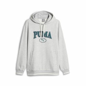 Felpa con Cappuccio Uomo Puma Squad Fl Grigio chiaro di Puma, Uomo - Rif: S64121646, Prezzo: 0,00 €, Sconto: %