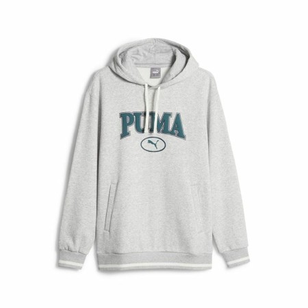 Sweat à capuche homme Puma Squad Fl Gris clair de Puma, Homme - Réf : S64121646, Prix : 46,63 €, Remise : %