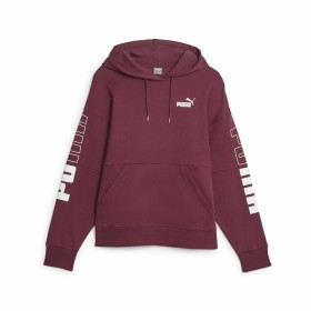 Sudadera con Capucha Mujer Puma Power Colorblock Rojo Oscuro de Puma, Mujer - Ref: S64121674, Precio: 0,00 €, Descuento: %