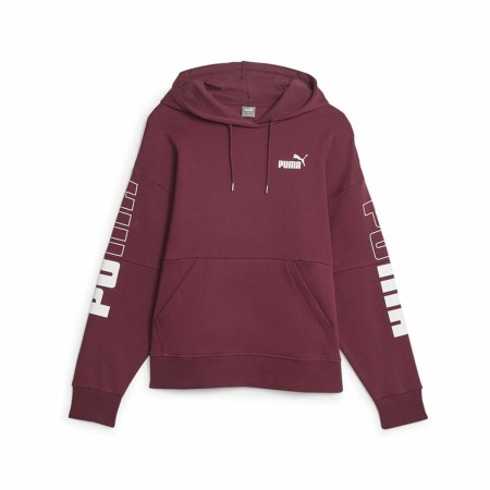 Women’s Hoodie Puma Power Colorblock Dark Red | Tienda24 - Global Online Shop Tienda24.eu