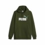 Men’s Hoodie Puma Ess+ 2 Col Big Logo Dark green by Puma, Men - Ref: S64121689, Price: 43,58 €, Discount: %