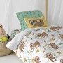 Parure de couette HappyFriday Moshi Moshi Happy Sloth Multicouleur Lit 1 persone 2 Pièces | Tienda24 - Global Online Shop Tienda24.eu