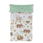 Jeu de draps HappyFriday Moshi Moshi Happy sloth Multicouleur Lit 1 persone 2 Pièces de HappyFriday, Draps et taies d'oreille...