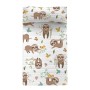 Colcha HappyFriday Moshi Moshi Multicolor 200 x 260 cm Urso preguiçoso | Tienda24 - Global Online Shop Tienda24.eu