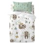 Pillowcase HappyFriday Moshi Moshi Happy Sloth Multicolour 50 x 75 cm by HappyFriday, Sheets and pillowcases - Ref: D1612728,...