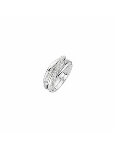 Ladies' Ring Pandora SIGNATURE LOGO & PAVE DOUBLE BAND - RING - SIZE 56 | Tienda24 Tienda24.eu