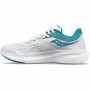 Chaussures de Running pour Adultes Saucony Ride 16 Blanc de Saucony, Femme - Réf : S64121996, Prix : 116,06 €, Remise : %