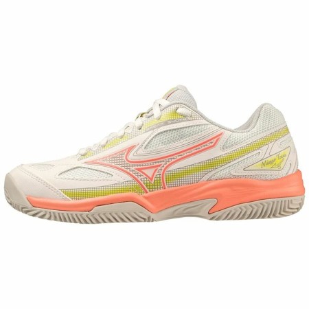 Chaussures de Padel pour Adultes Mizuno Break Shot 4 CC Blanc de Mizuno, Baskets - Réf : S64122032, Prix : 62,21 €, Remise : %