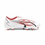 Adult's Football Boots Puma Ultra Play FG/AG White Red | Tienda24 - Global Online Shop Tienda24.eu